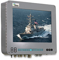 4556AA Series: 19 Inch (in) Ruggedized Military Shipboard Personal Computers